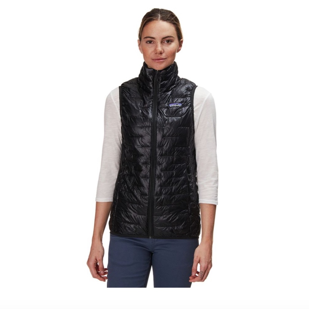 Patagonia Women's Black Micro Puff Vest- M, Black